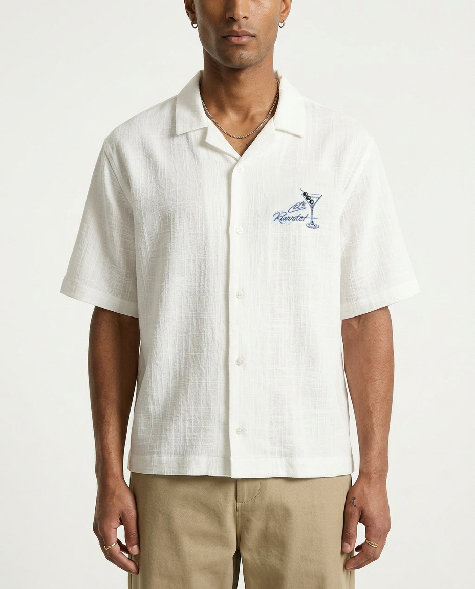 Elevat4 - Linen Shirt white