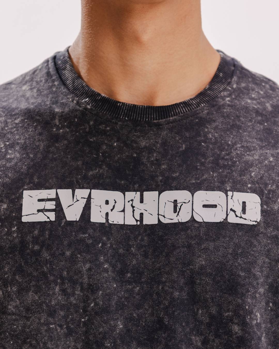 Retro Wash - Black - Evrhood oversized acid wash t-shirt