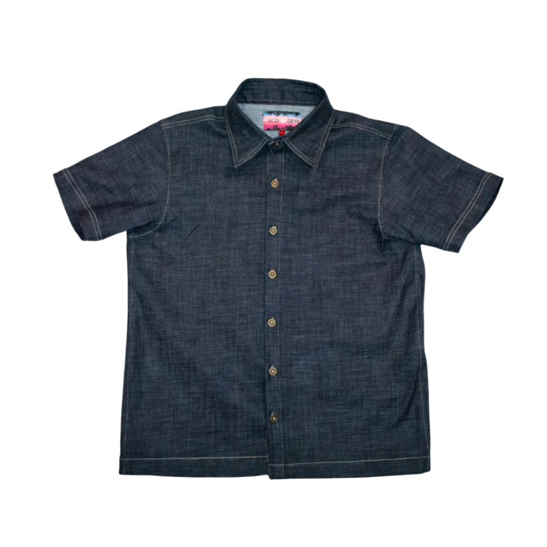 Men’s Blue Shirt - Saturday night fever