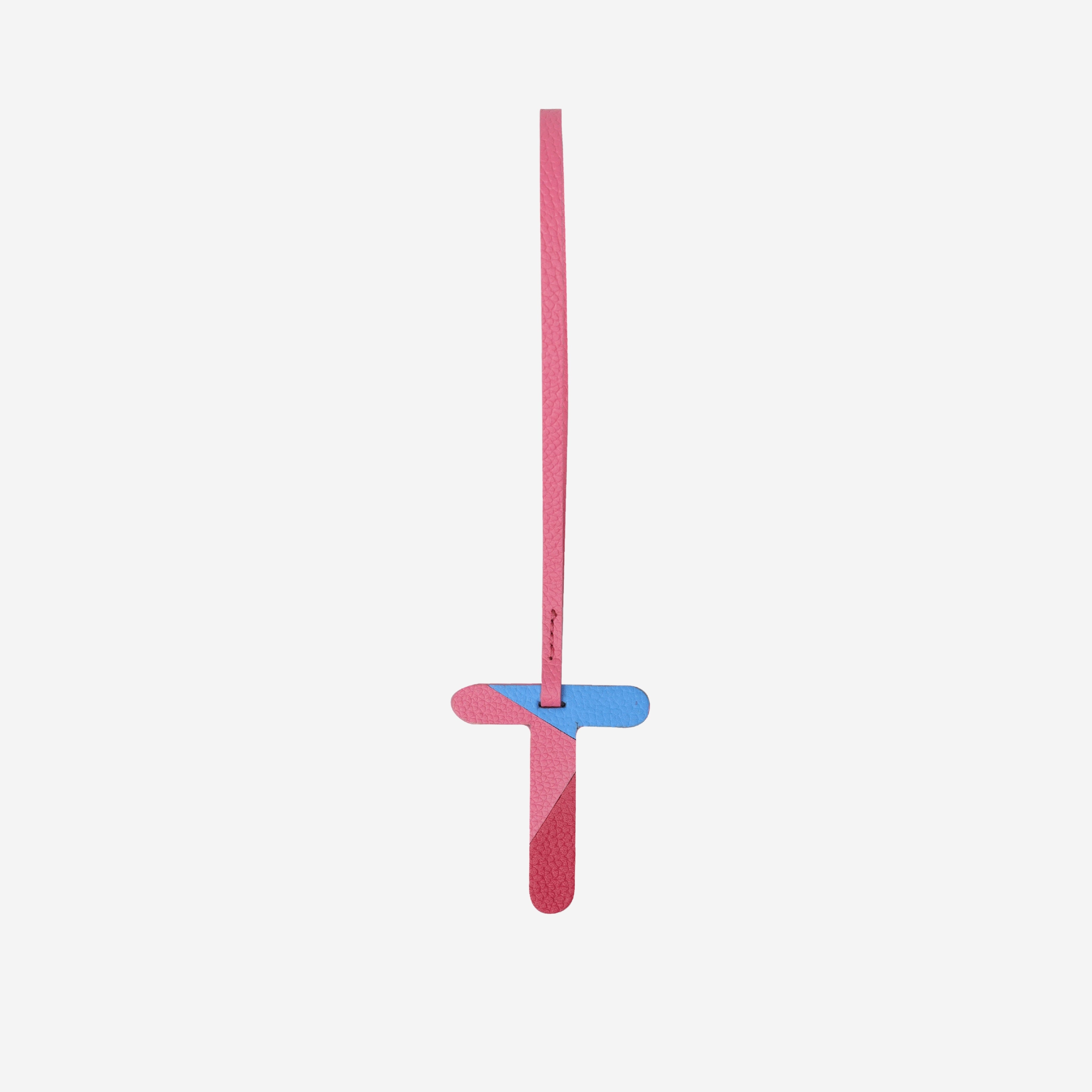 Alphabet Pink Bag Charm