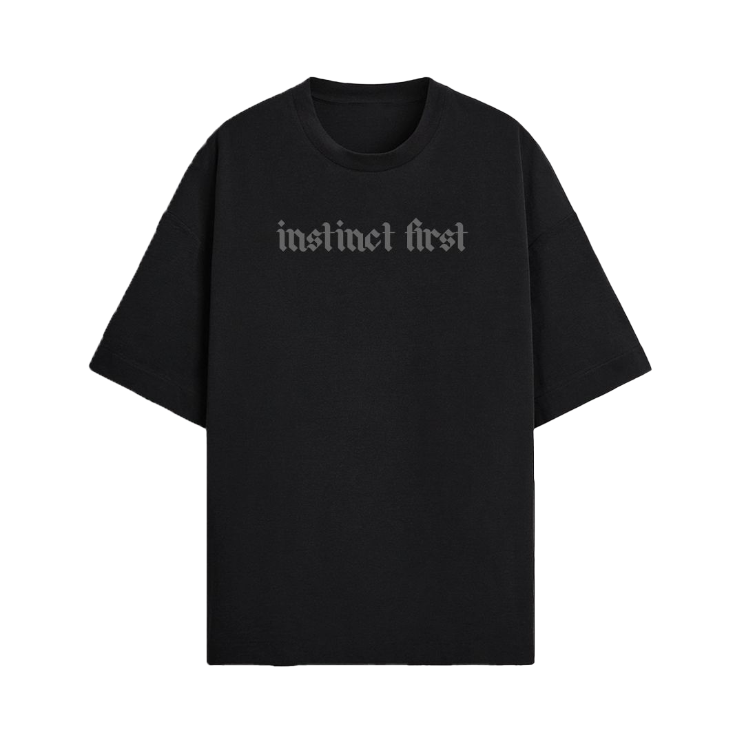 Anti-Romantic Oversized T-shirt - (Black)