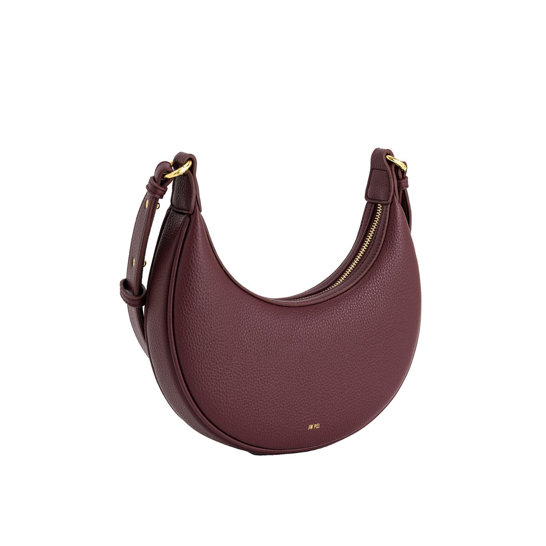 JW PEI Carly Medium Shoulder Bag - Deep Claret