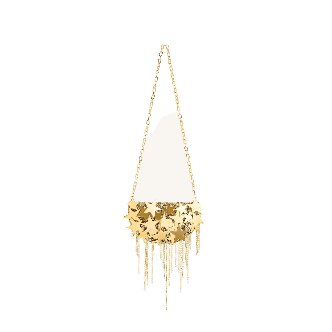 JW PEI Anika Star-Embellished Chain Bag - Gold