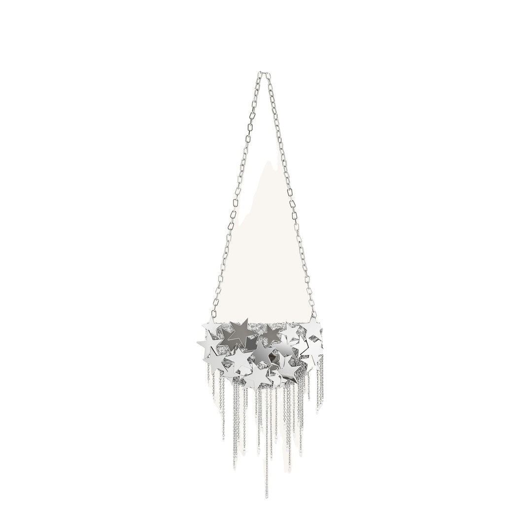 JW PEI Anika Star-Embellished Chain Bag - Silver