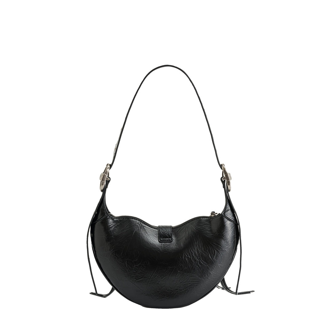 JW PEI Tessa Crushed Shoulder Bag - Black