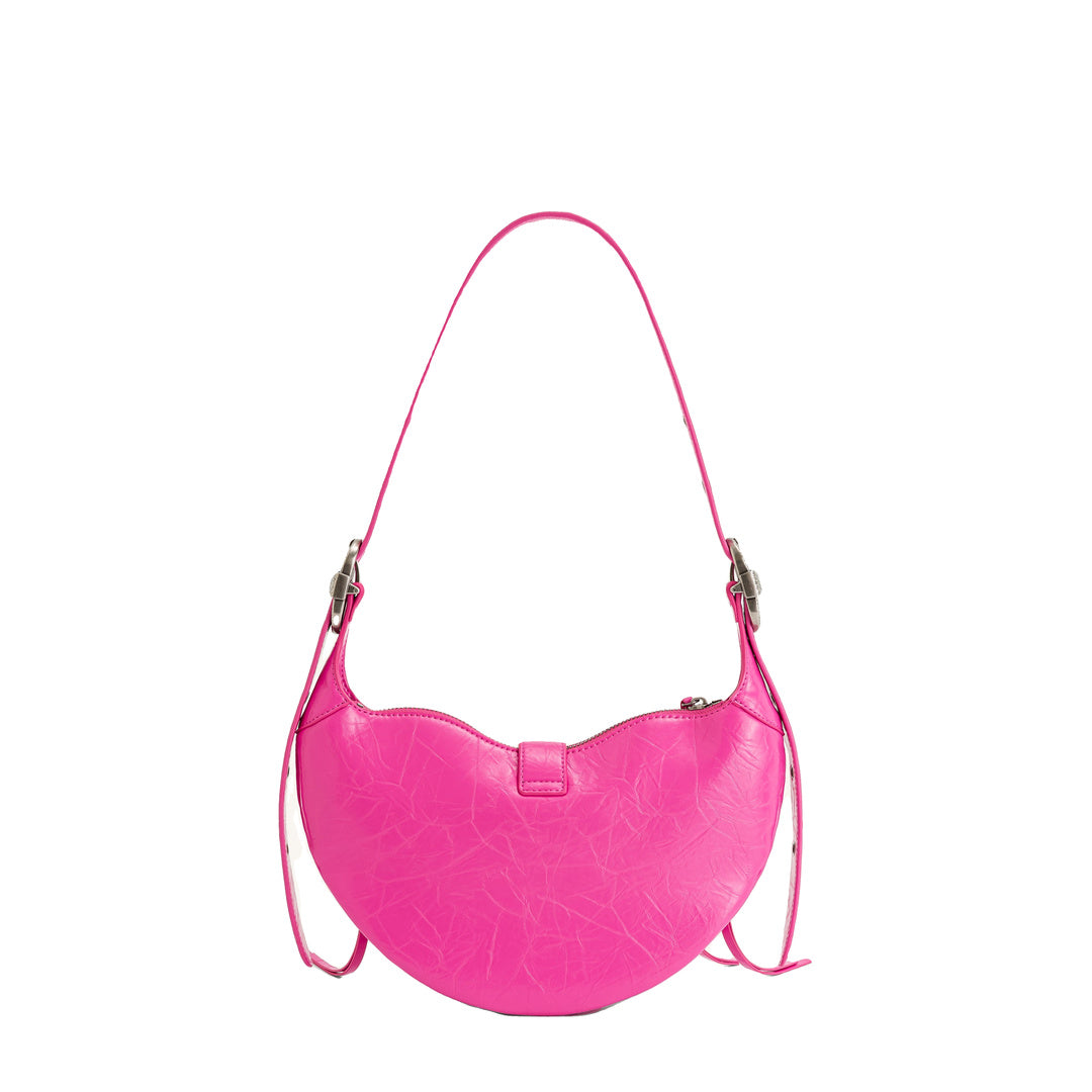 JW PEI Tessa Crushed Shoulder Bag - Bright Pink