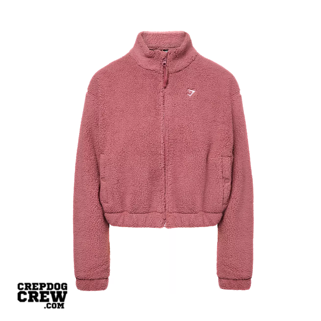 GYMSHARK Sherpa Jacket Reset Pink (W)