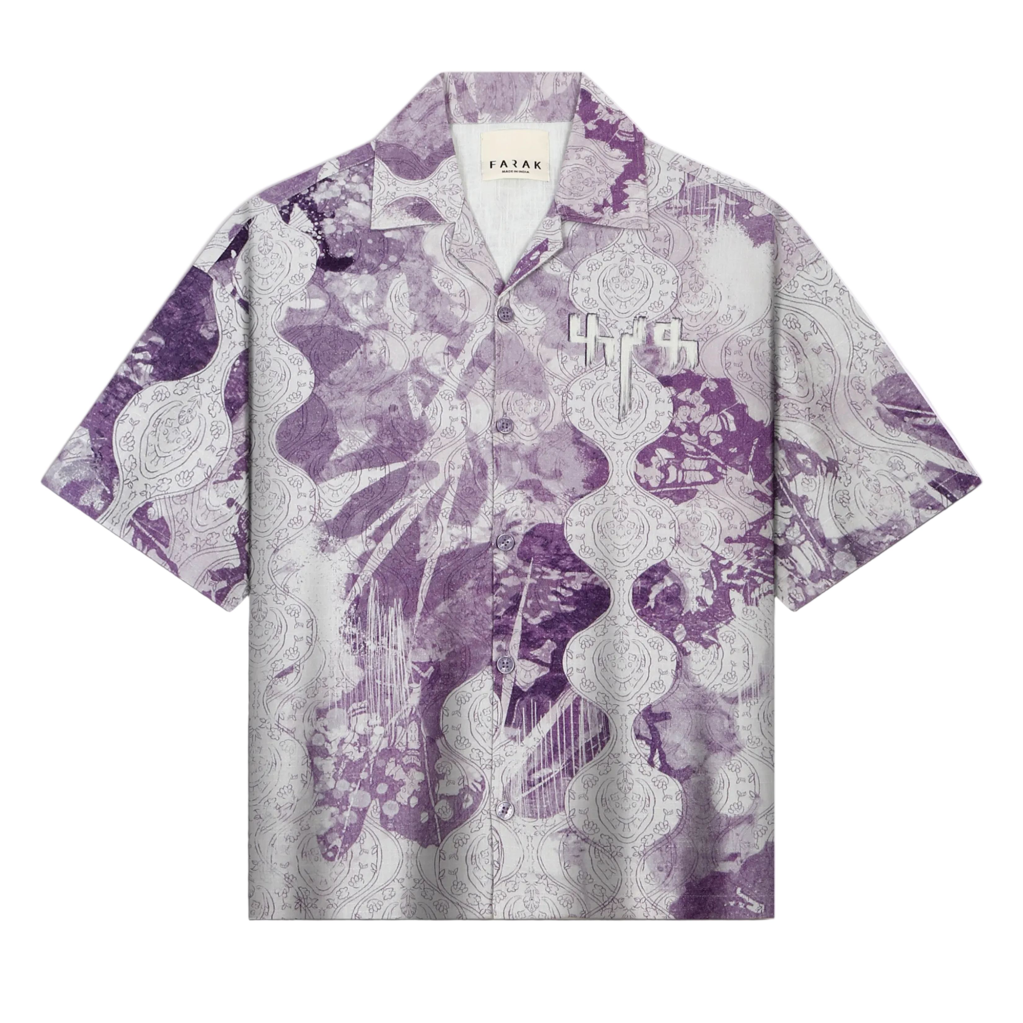 Purple Abstract Shirt