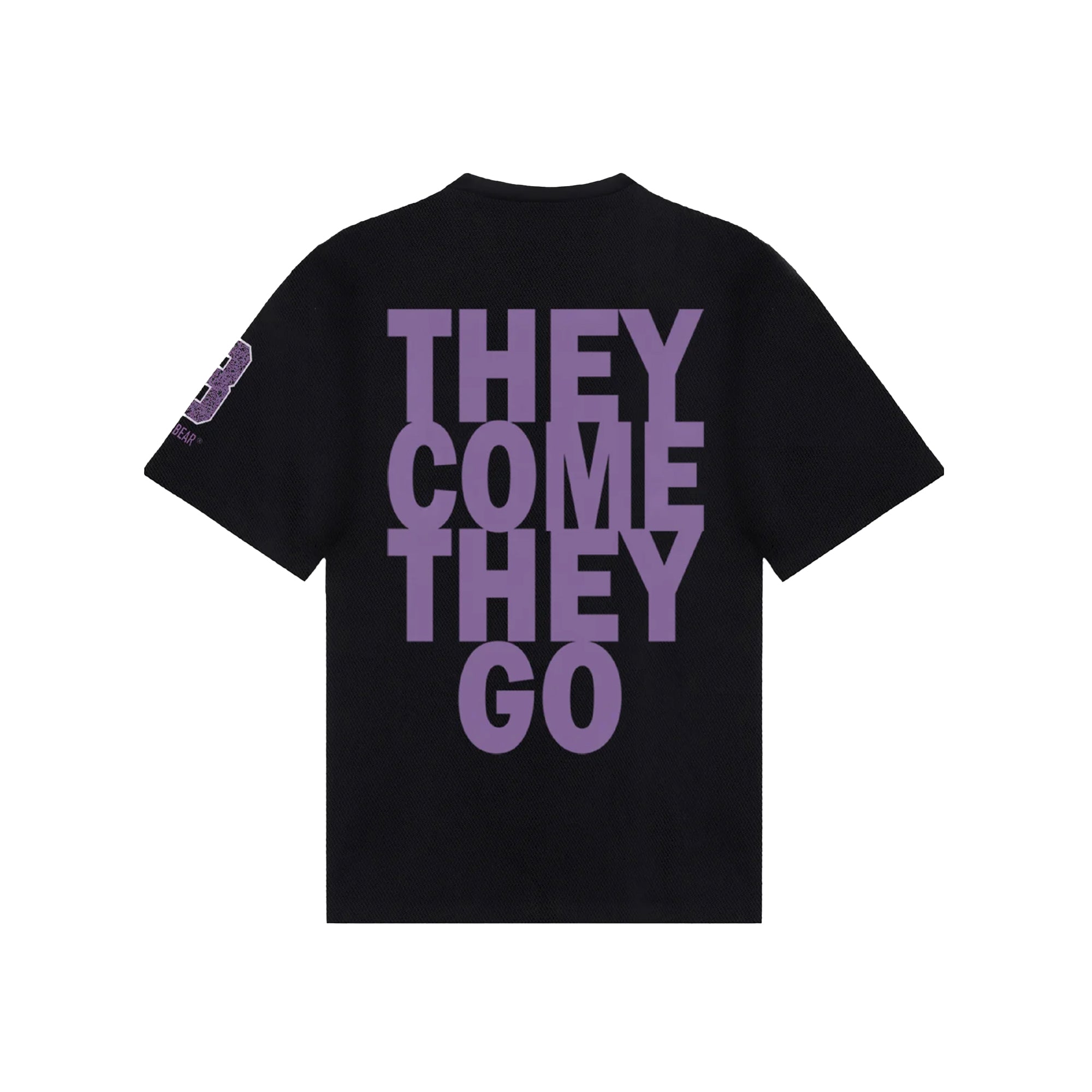 They Come They Go Black Tee