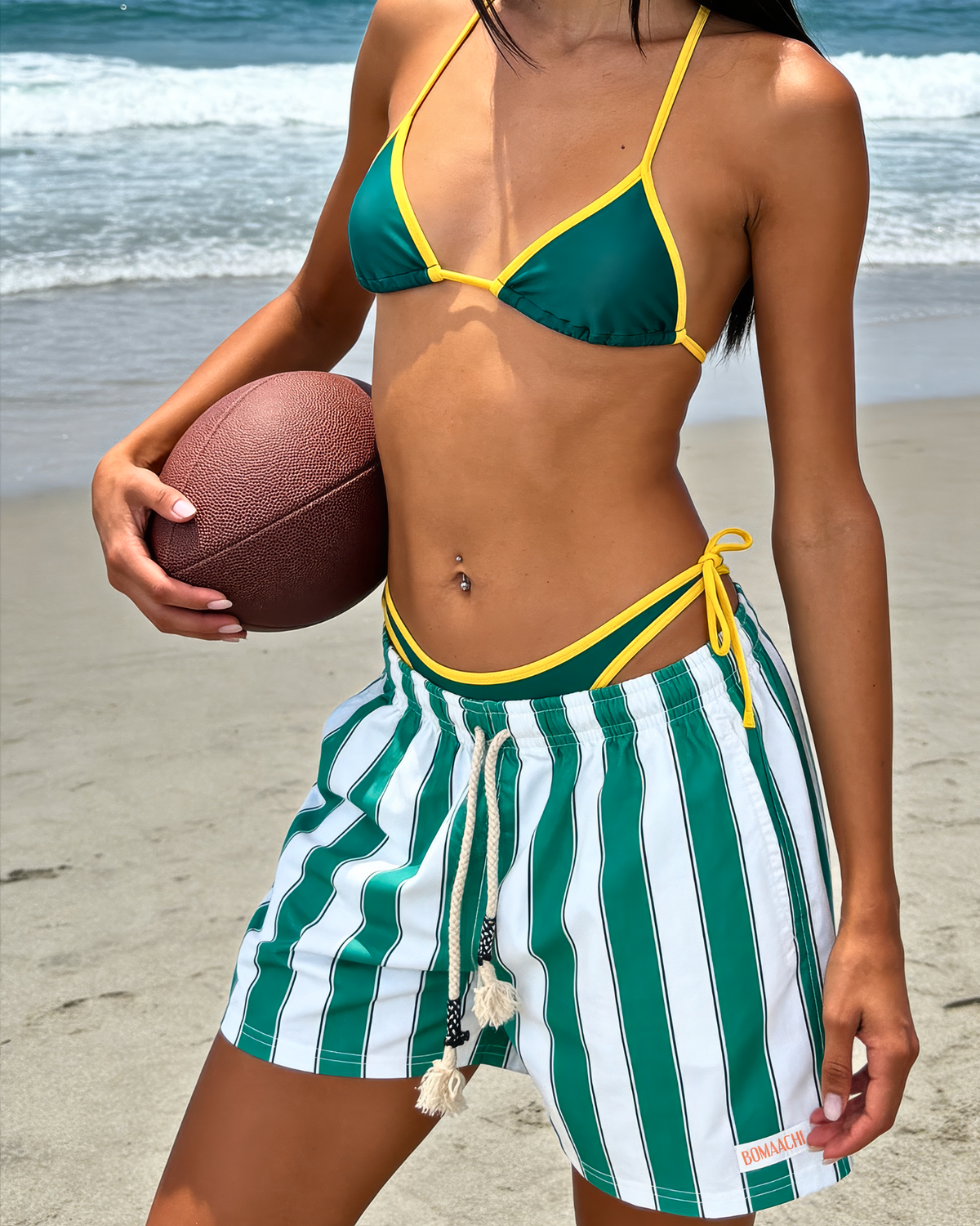 Wide Striped Boxer Shorts