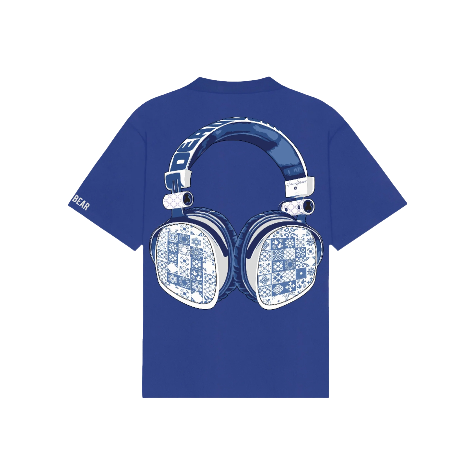 The Headphone Tee Royal Blue