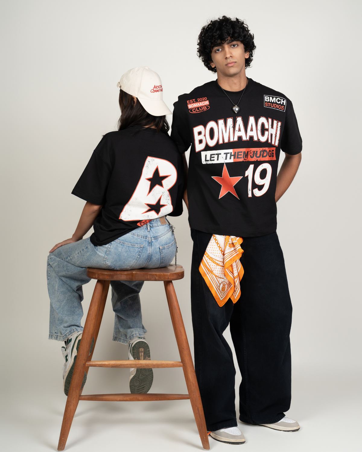 Bomaachi University T-shirt Black