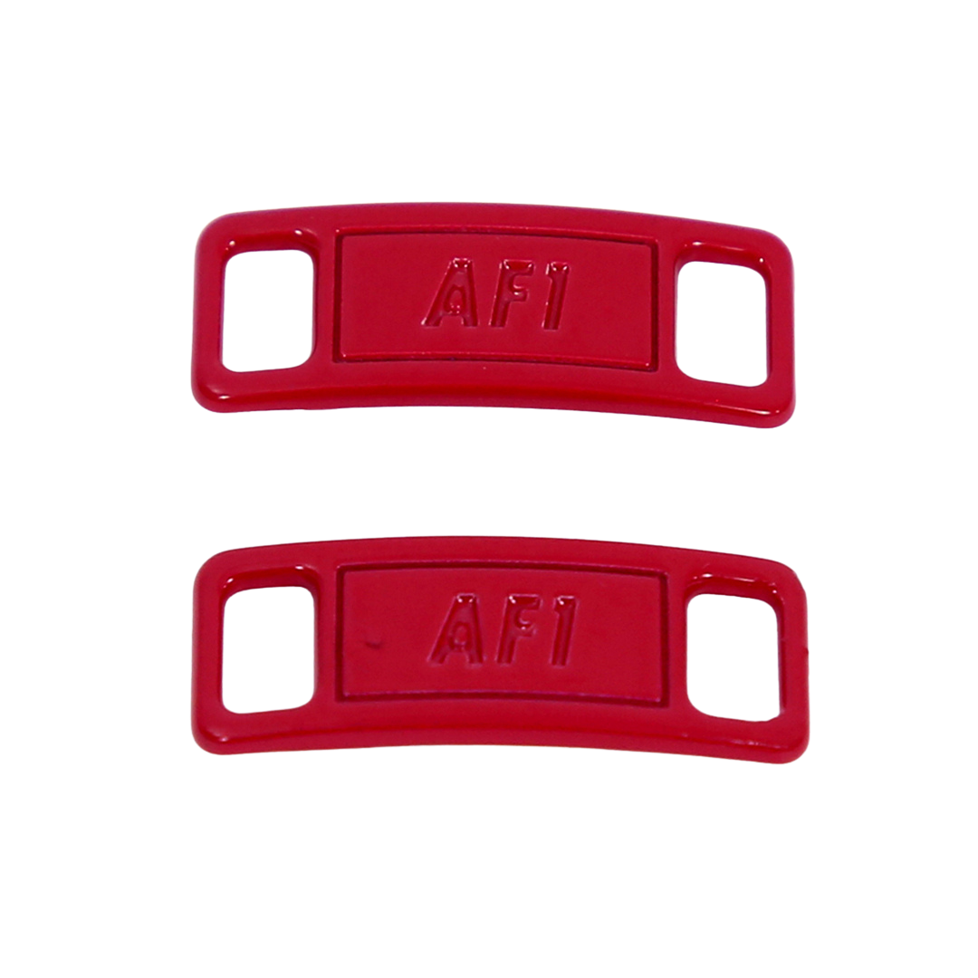 Premium Red Air Force 1 Dubrae Replacement Lace Tag