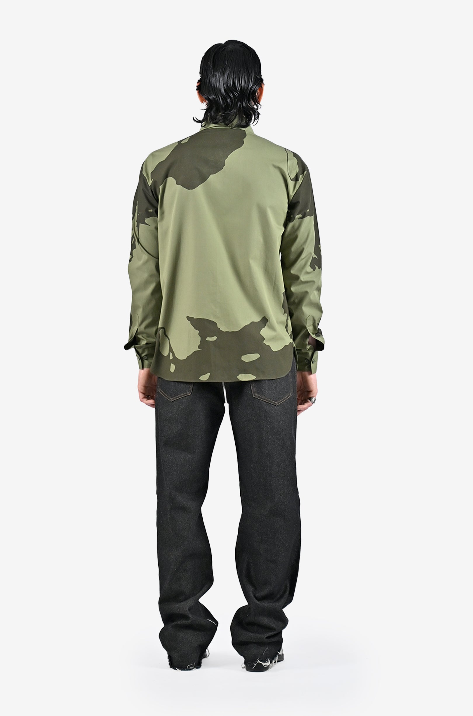 HUEMN flesh shirt - Dark Green