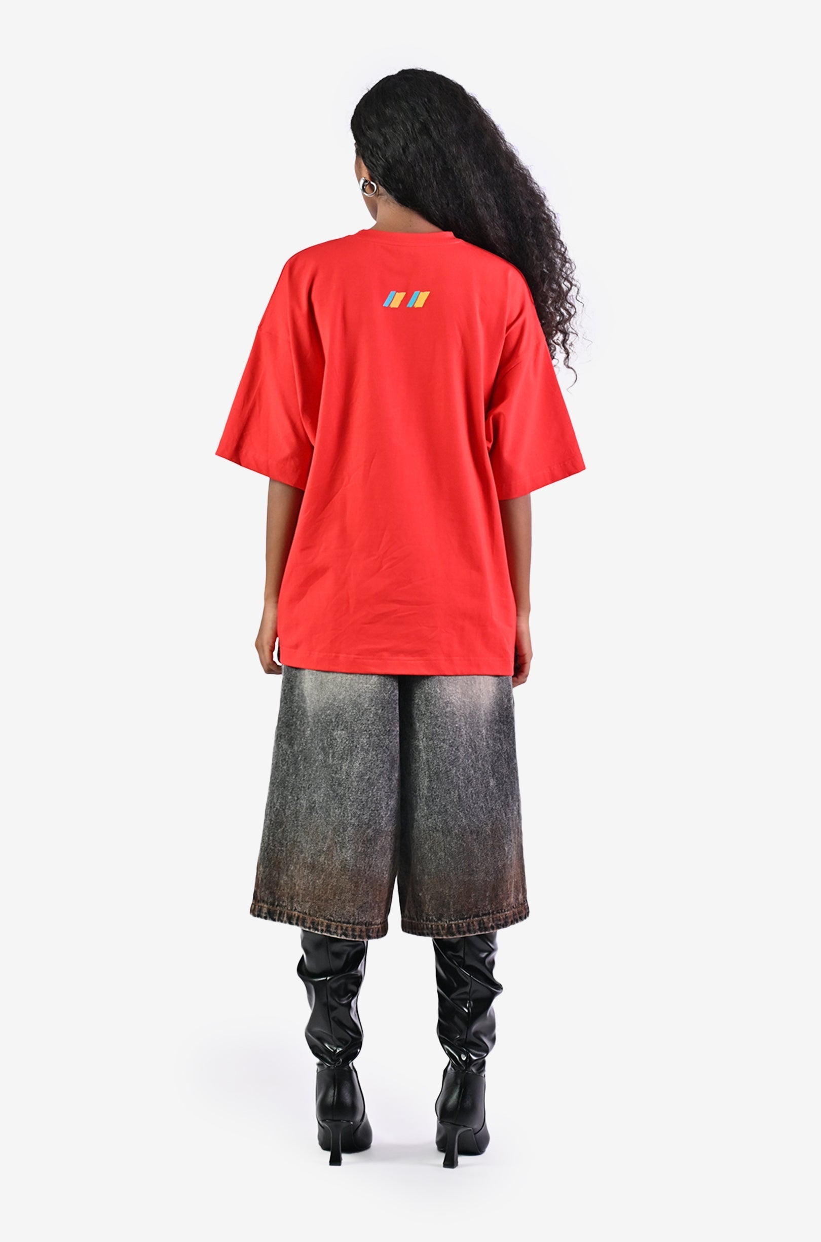 Doodle man t-shirt - Red