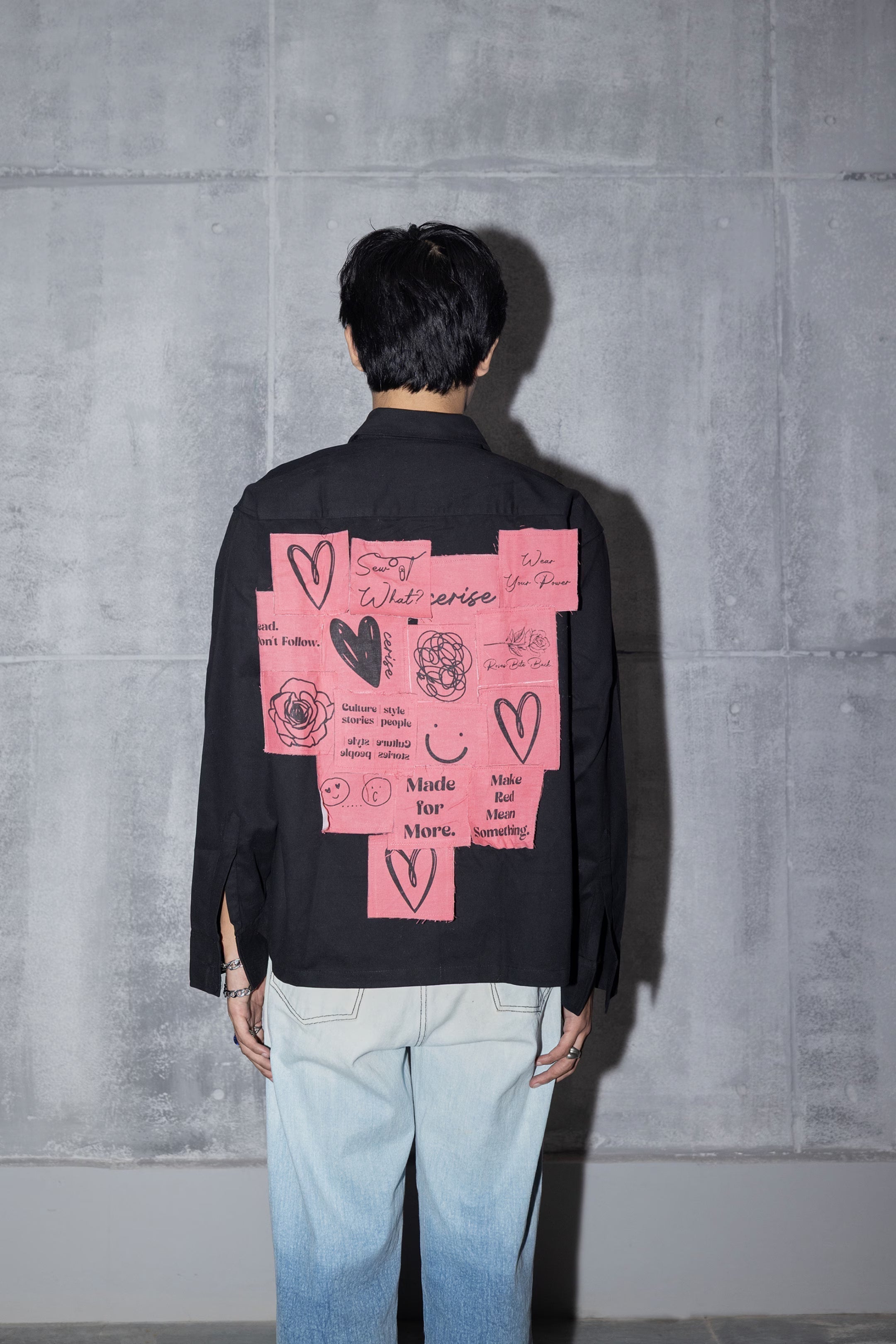 CERISE STICKY NOTE SHACKET