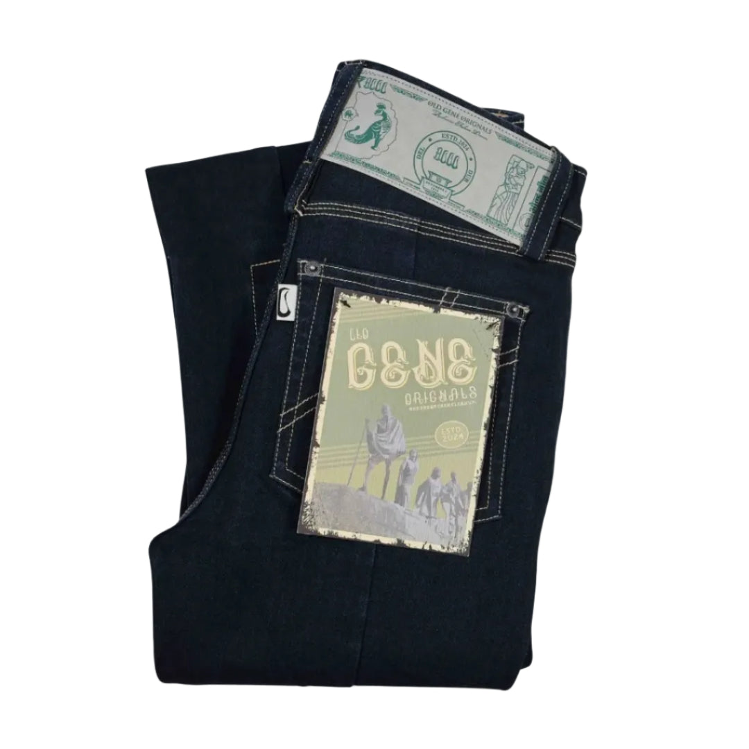Women's Dark Selvedge Jeans - Vintage India