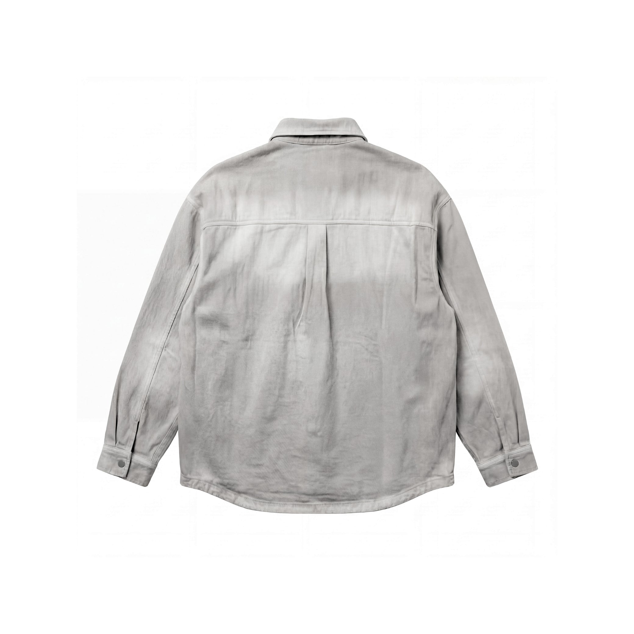 STONE WASH DENIM OVERSHIRT