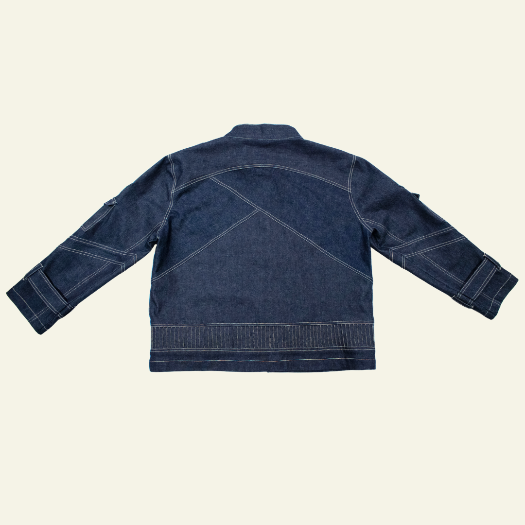 Blue Denim Space age Jacket