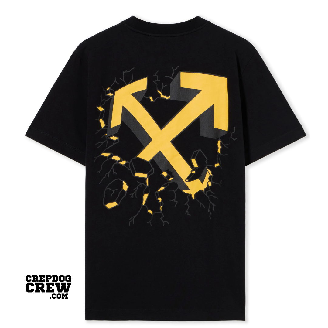 OFF WHITE CARTOON ARROW SLIM TEE BLACK