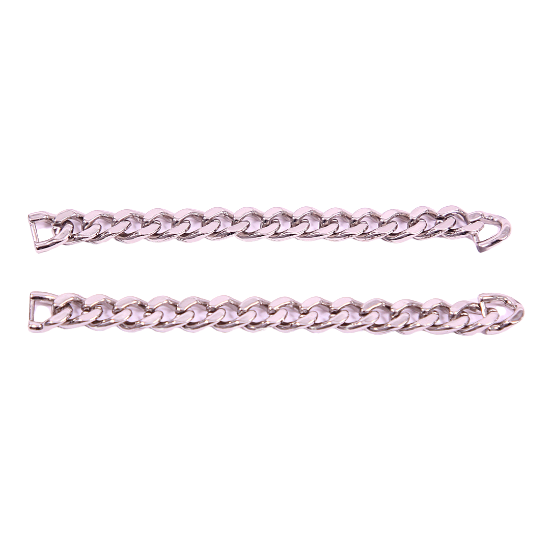 Silver Cuban Link Shoe Chains | Premium Sneaker Accessories – KNOTTY