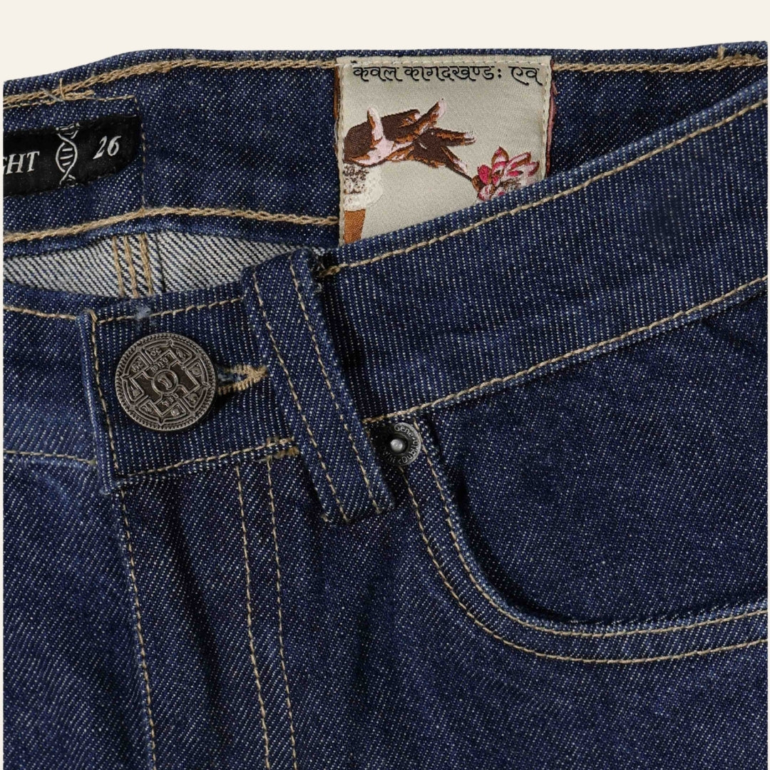 Women's Indigo Jeans - Vintage India