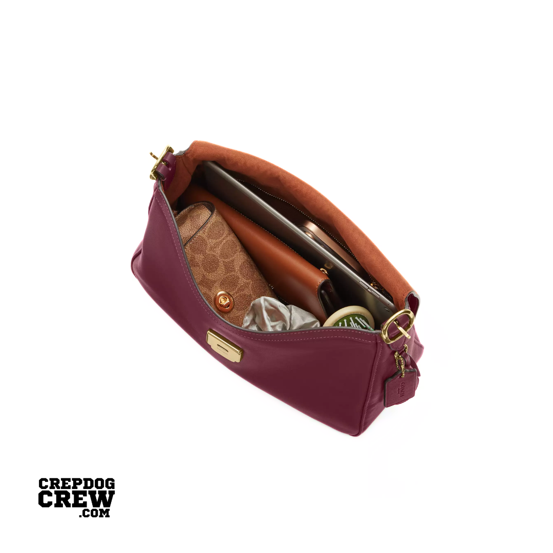 #color_Natural grain leather Gold Dark Cherry