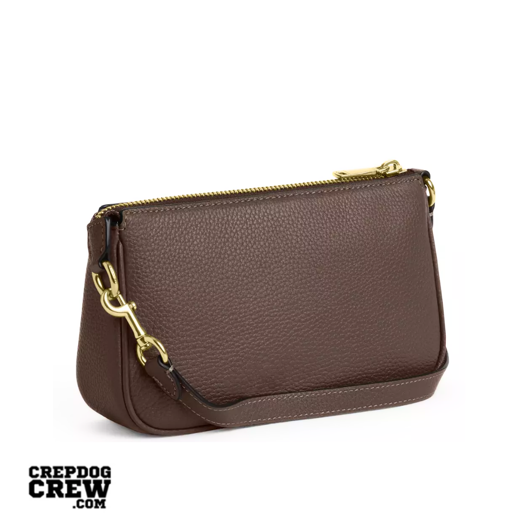 Coach Nolita 19 pebbled leather Gold Dark Stone