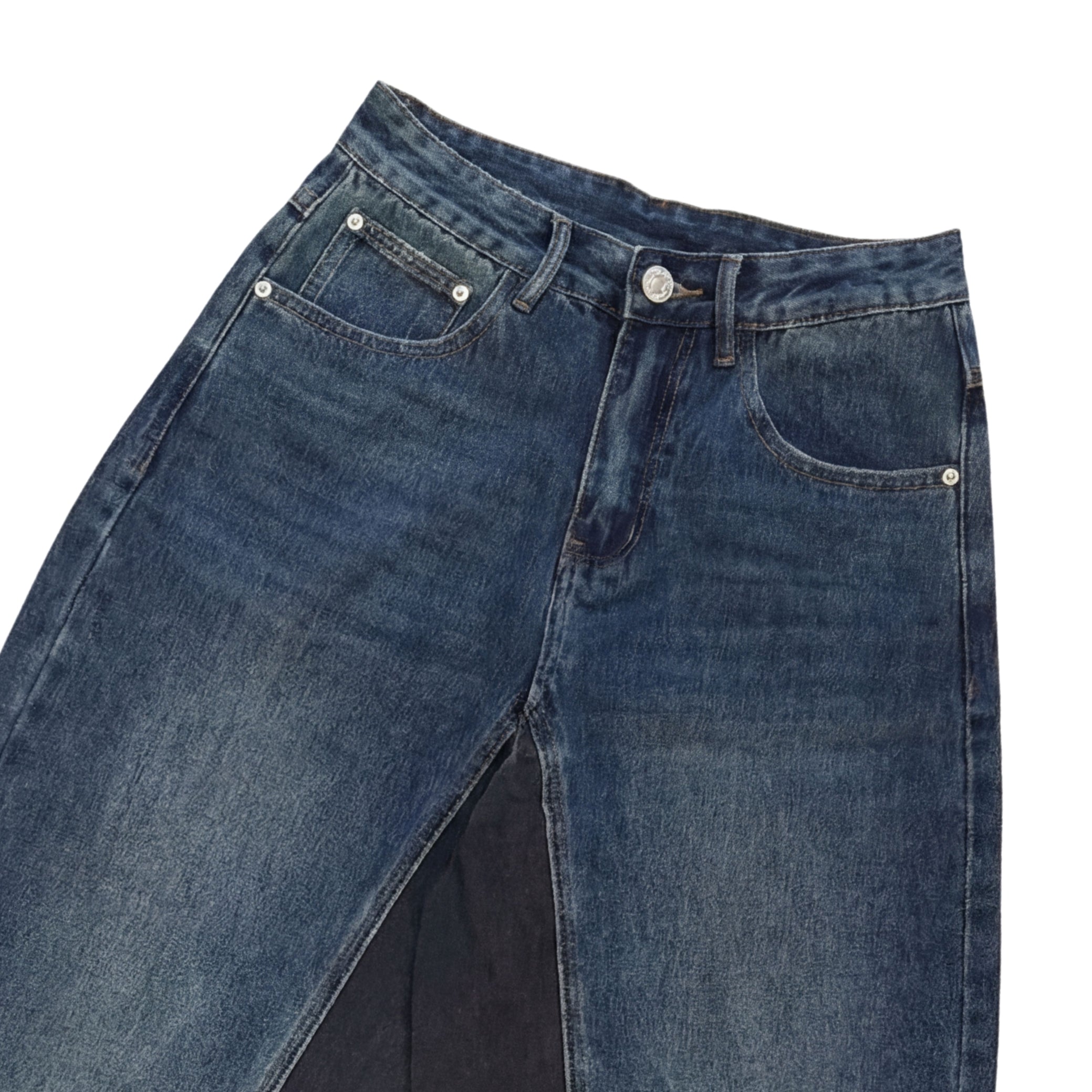 SPLIT PANEL DENIM