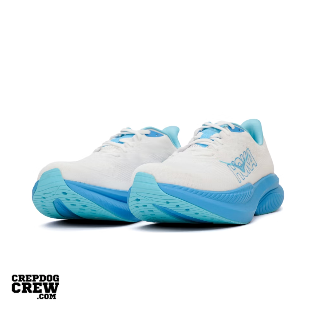 Hoka One One Mach 6 White Skyward Blue