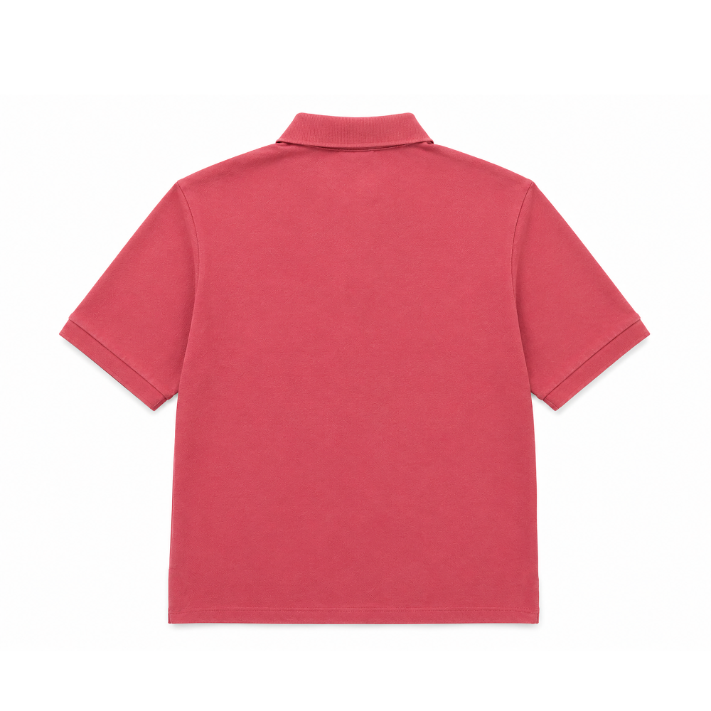 Patch polo t-shirt