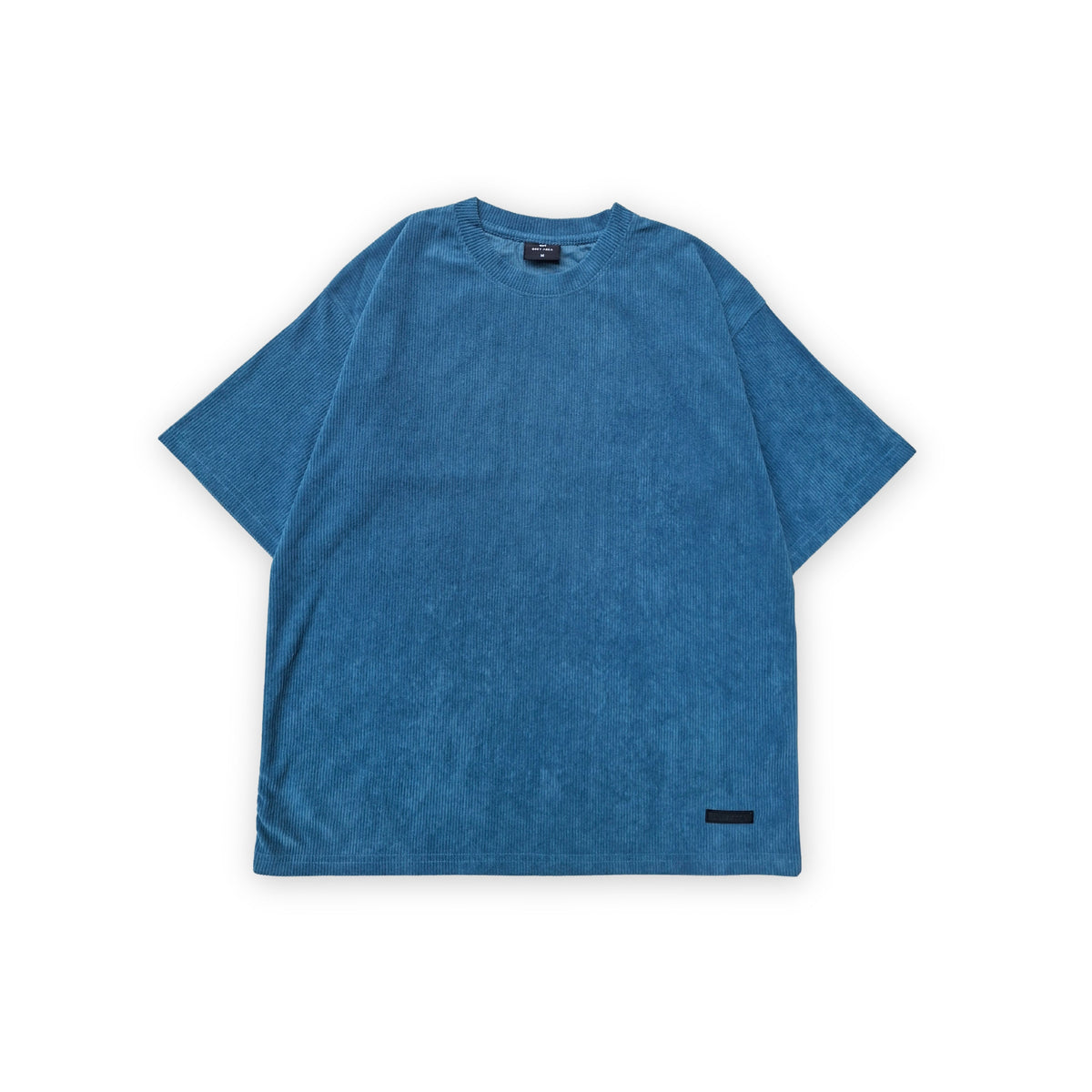 PEACOCK BLUE CORDUROY TSHIRT