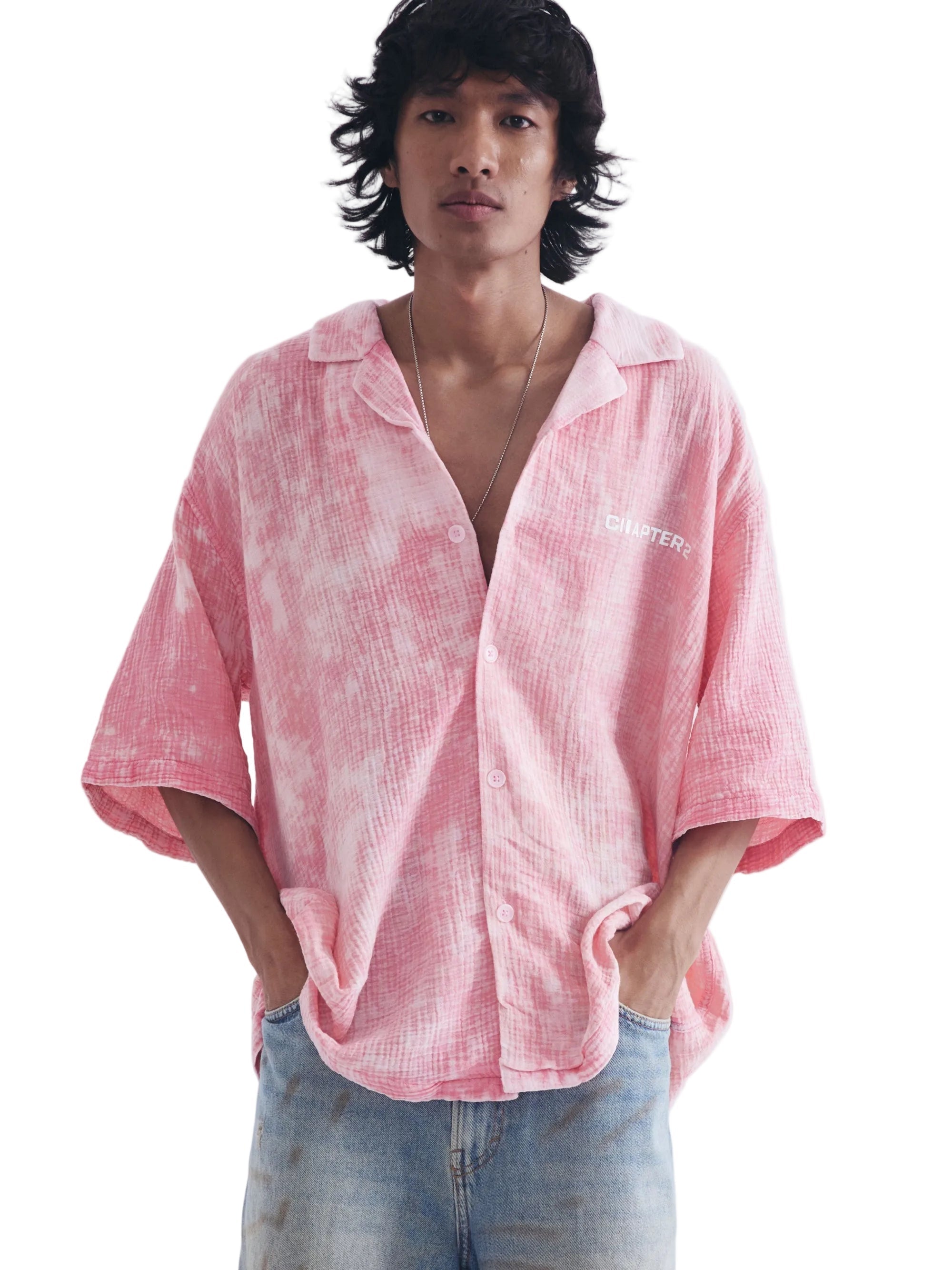 Washed Light Pink Shirt