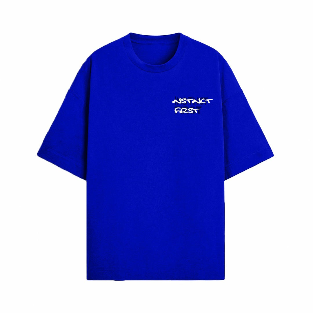 Humble Oversized T-Shirt - (Royal Blue)