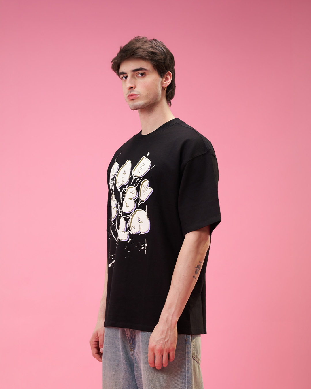 Explode Tee Black