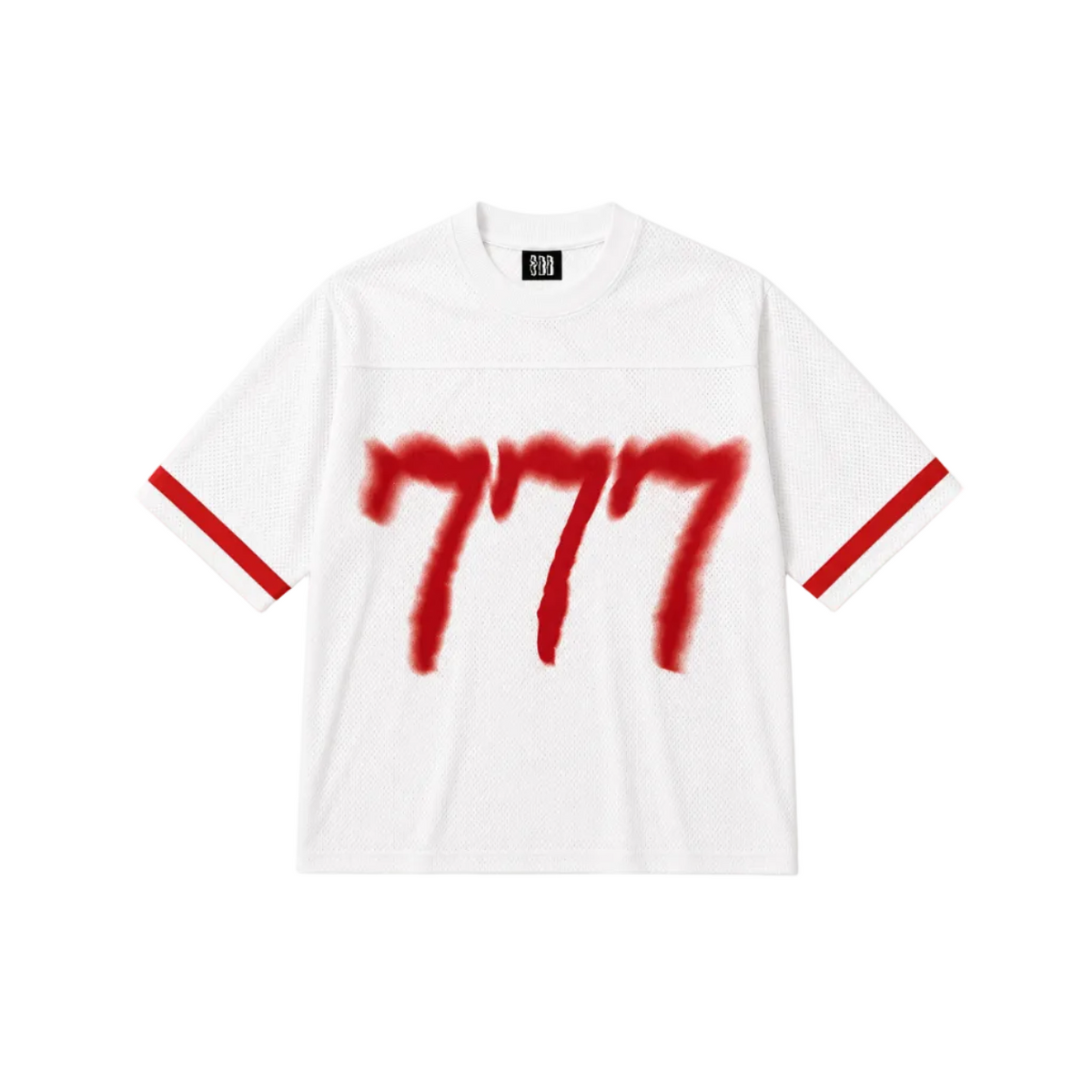 777 White Basic Jersey