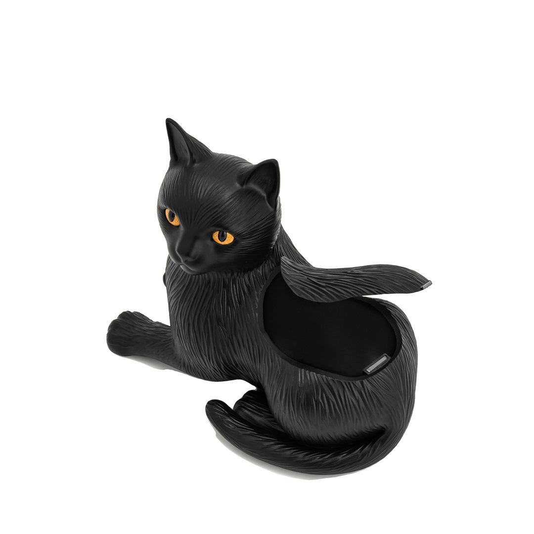 JW PEI Hedy Black Cat Clutch - Black