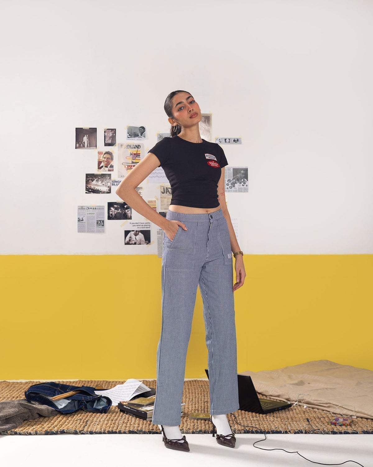 Certified Legend Black Crop Top