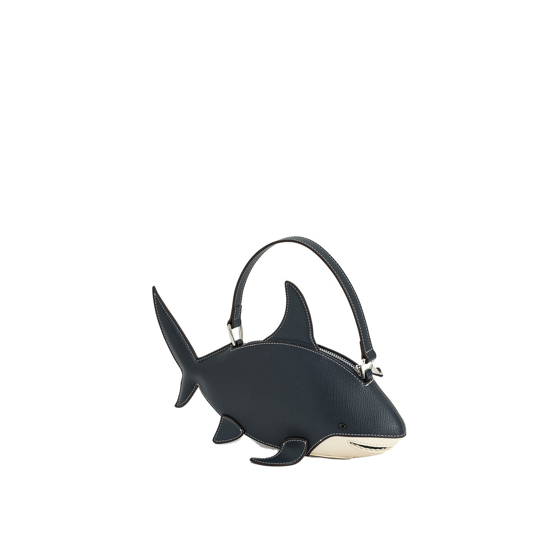 JW PEI Nerys Shark Look Top Handle Bag - Dark Blue