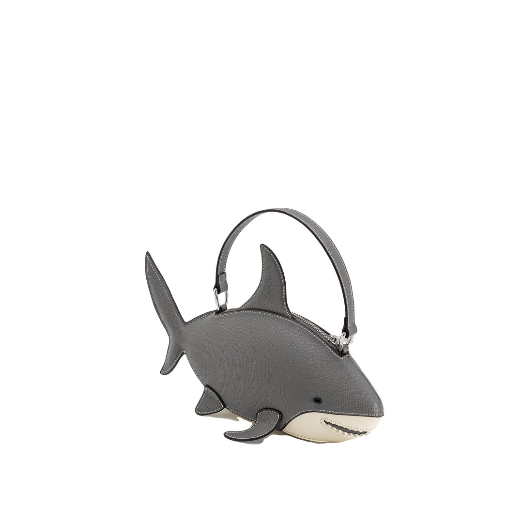 JW PEI Nerys Shark Look Top Handle Bag - Grey