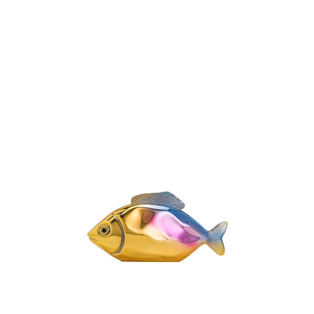 JW PEI Fish Shaped Clutch - Gold/Blue
