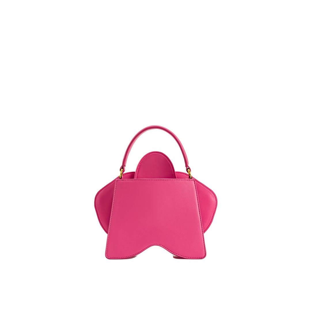 JW PEI Flora Orchid Shaped Top Handle Bag - Pink