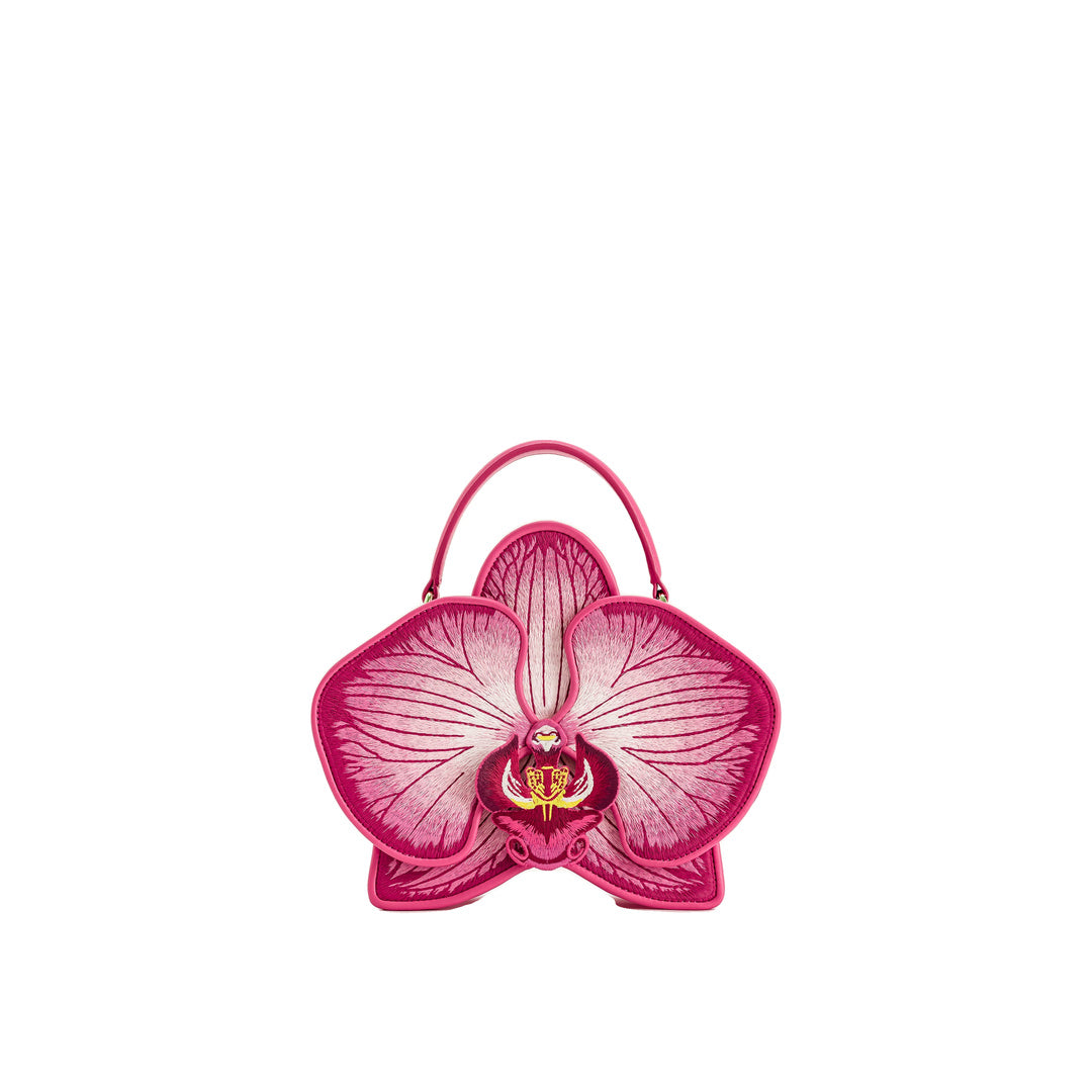JW PEI Flora Orchid Shaped Top Handle Bag - Pink