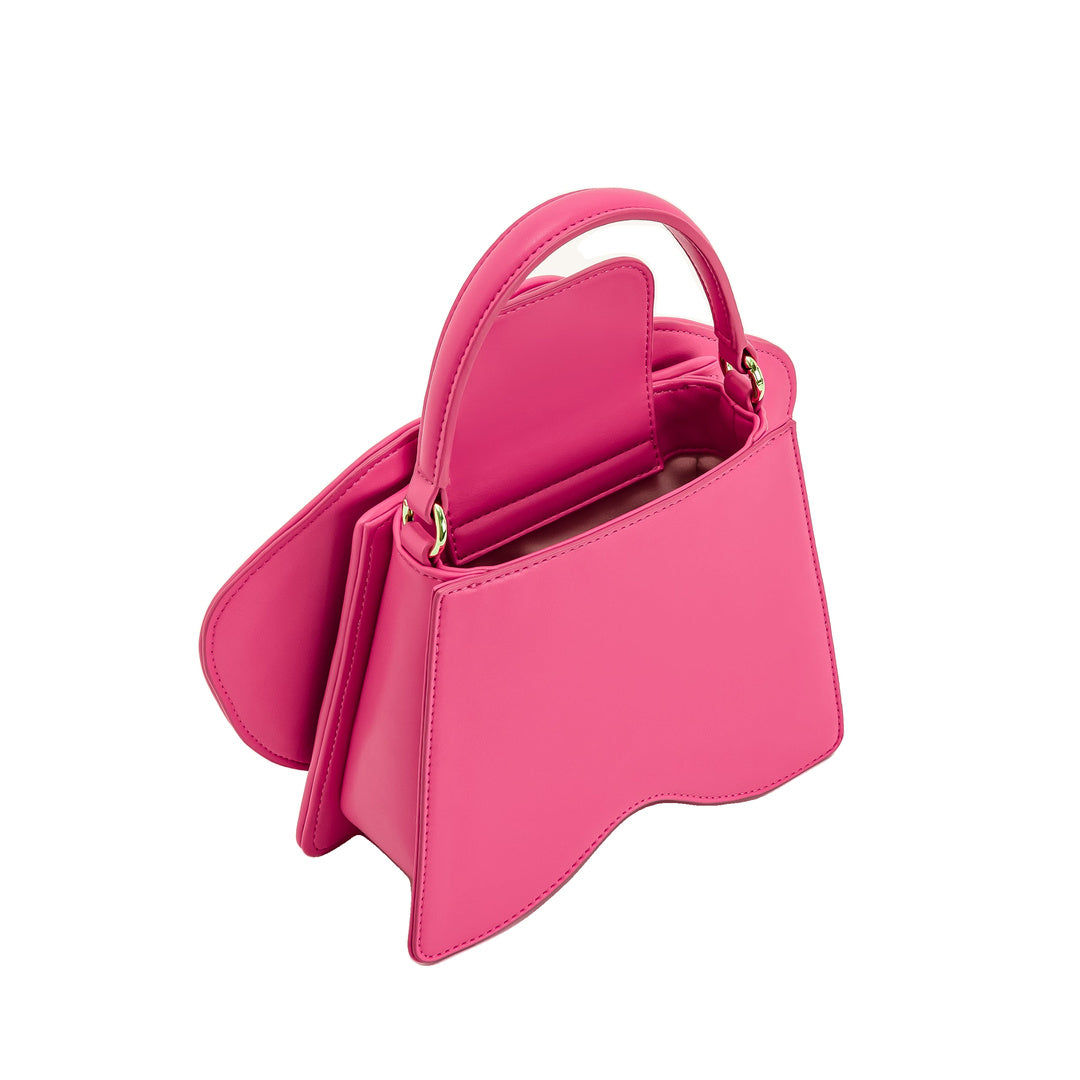 JW PEI Flora Orchid Shaped Top Handle Bag - Pink