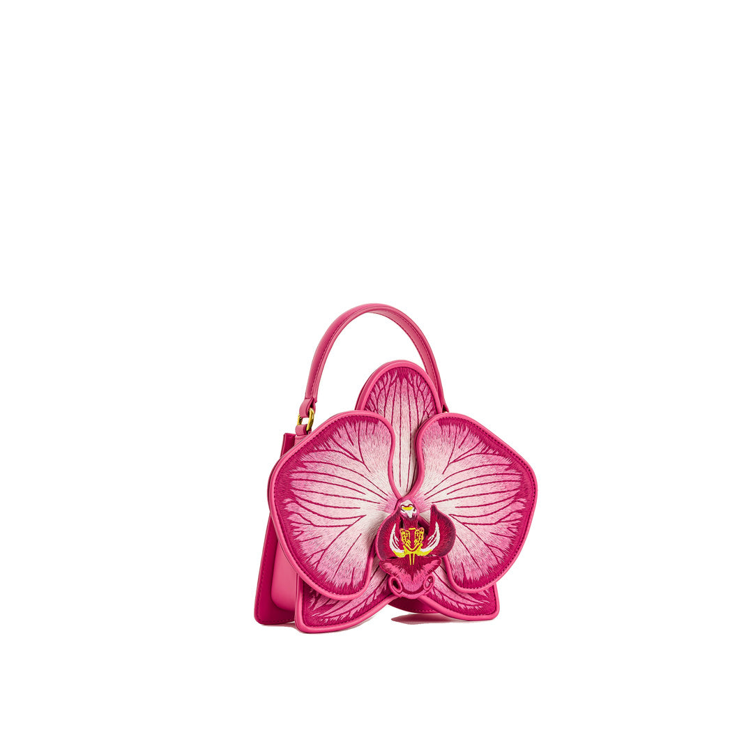 JW PEI Flora Orchid Shaped Top Handle Bag - Pink