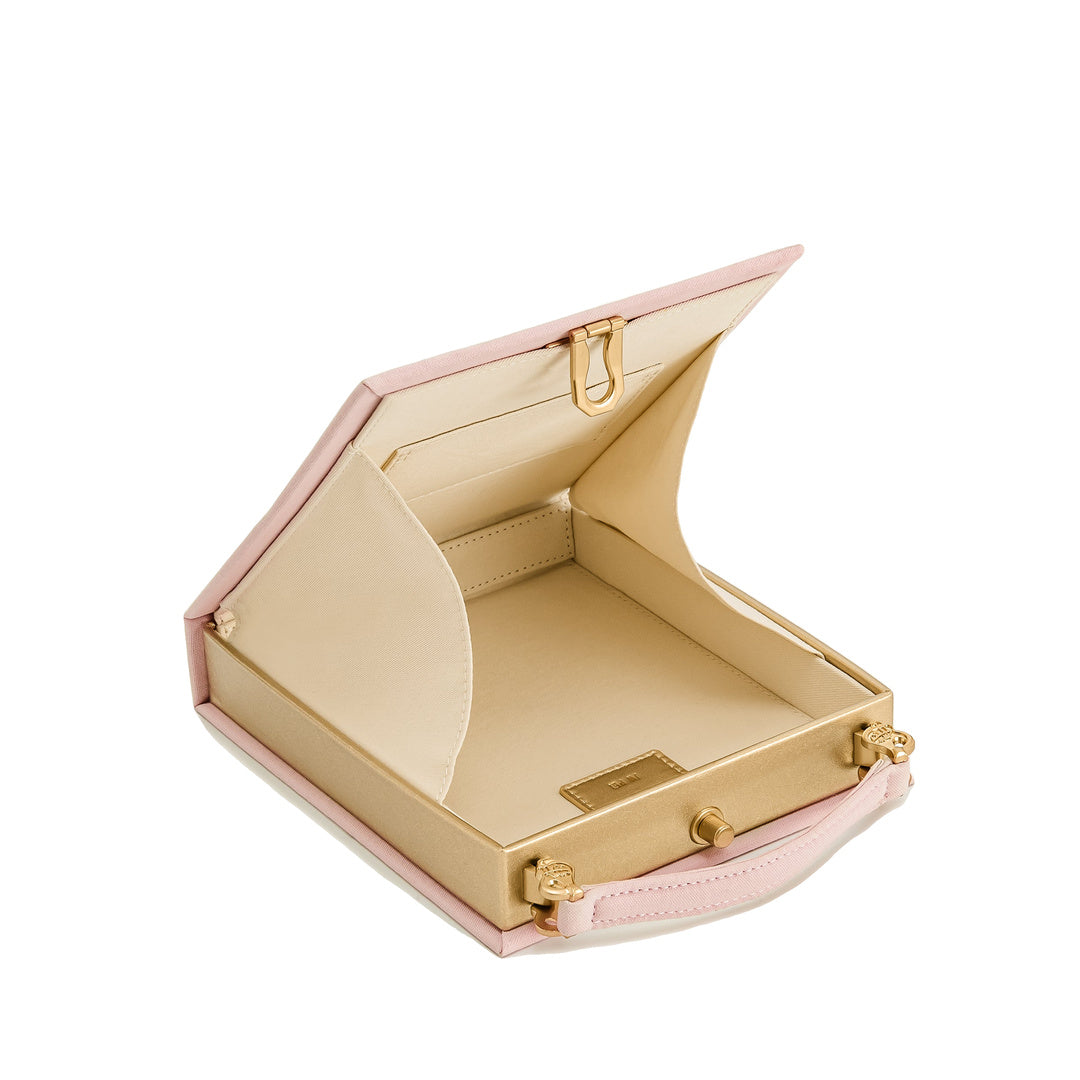 JW PEI Taya Orchid Motif Book Shape Clutch Bag - Pink
