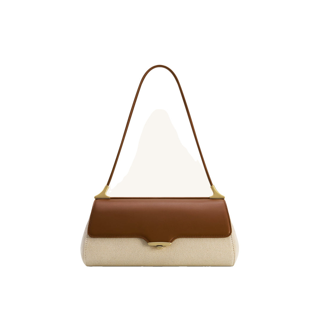 JW PEI Eloise Shoulder Bag - Brown Canvas