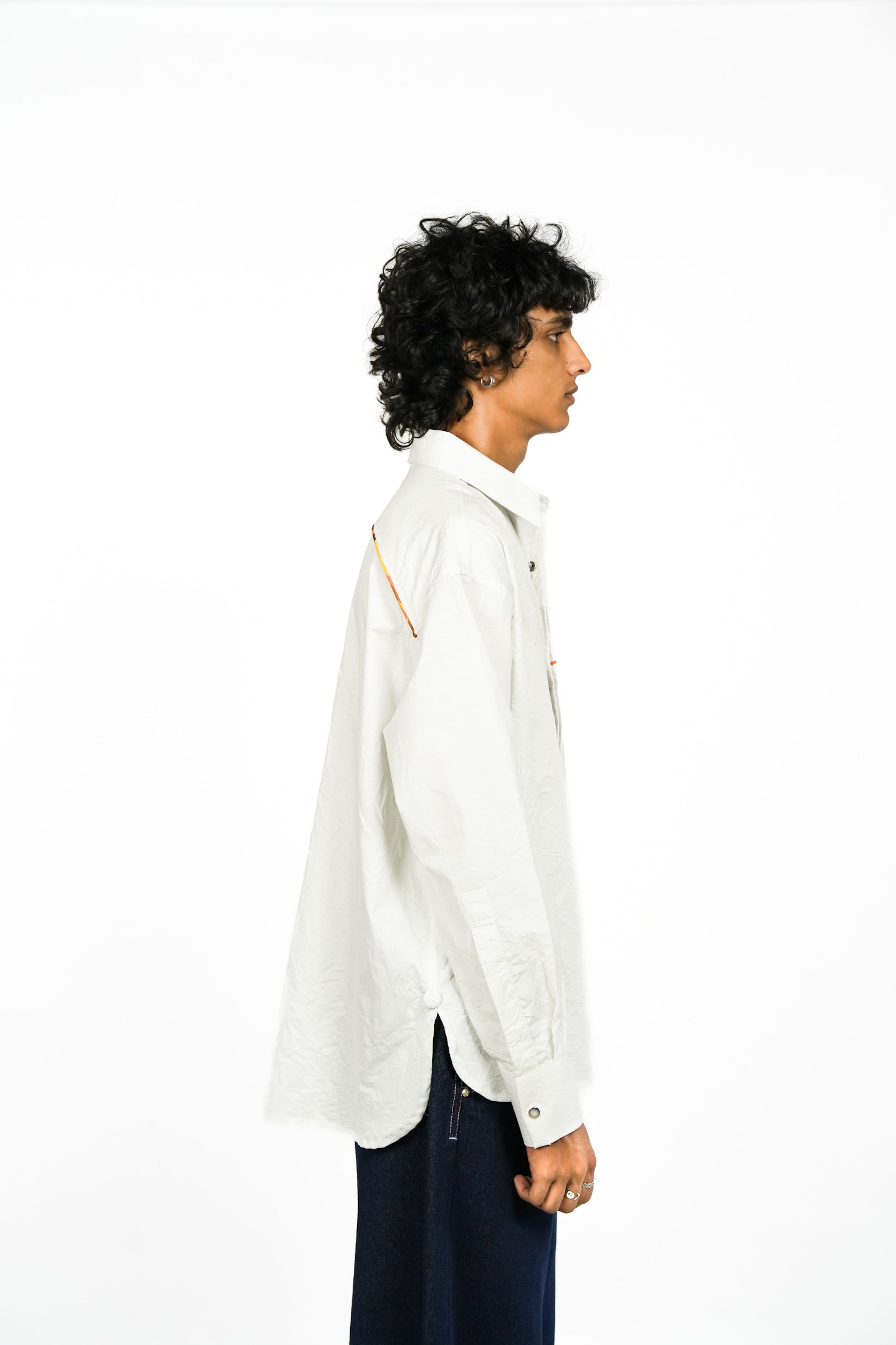 Crushed Shirt-White