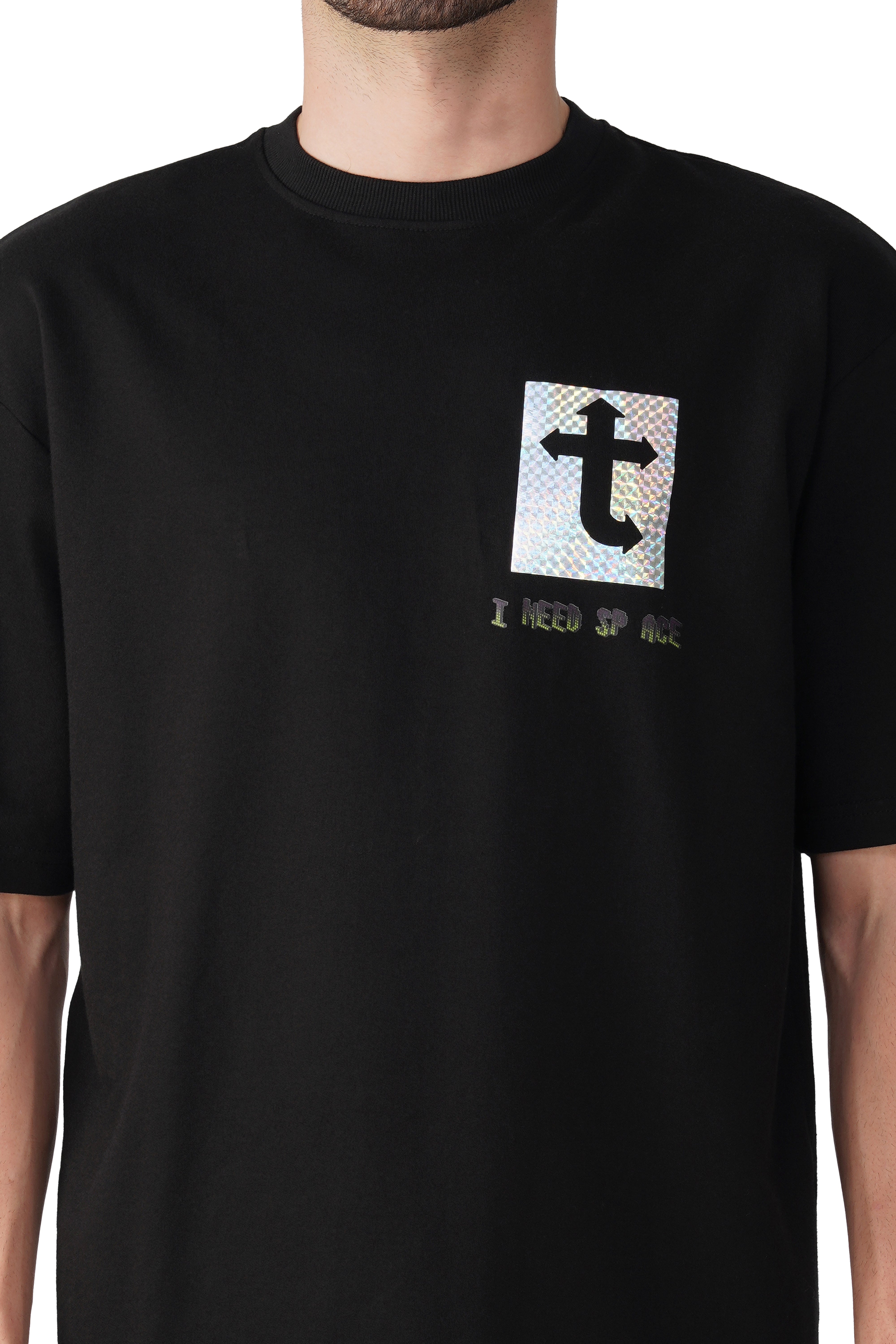 CONVERSATION BLACK TSHIRT