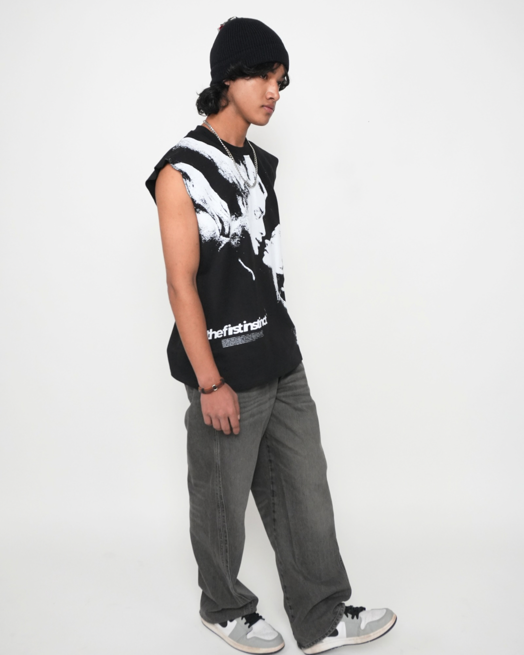 The First Instinct - Sleeveless T-shirt (Black)